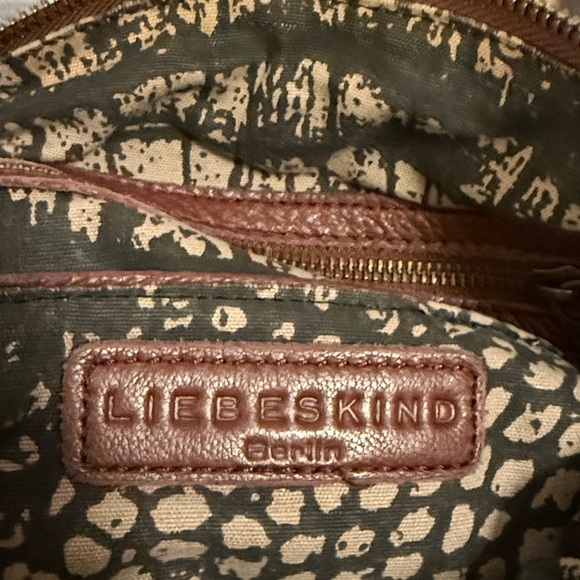 Liebeskind Rich Brown Leather Shoulder Bag - Picture 5 of 7